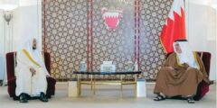 آل الشيخ ينقل تحيات القيادة السعودية إلى ولي العهد البحريني