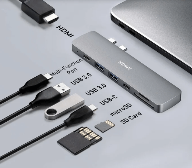 1283 - محسّن Anker 547 USB-C Hub لأجهزة MacBooks الجديدة